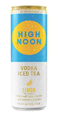 High Noon Lemon Vodka Iced Tea single can