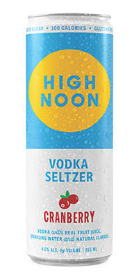High Noon Cranberry Vodka Seltzer single can