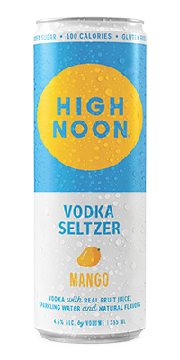 High Noon Mango Vodka Seltzer single can