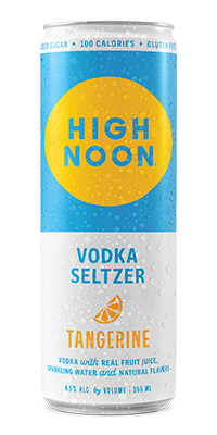 High Noon Tangerine Vodka Seltzer single can