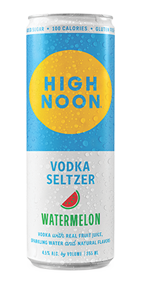 High Noon Watermelon Vodka Seltzer single can